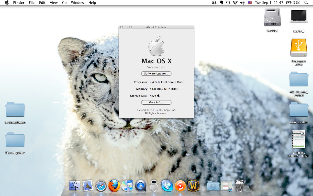 mac os x snow leopard software free download